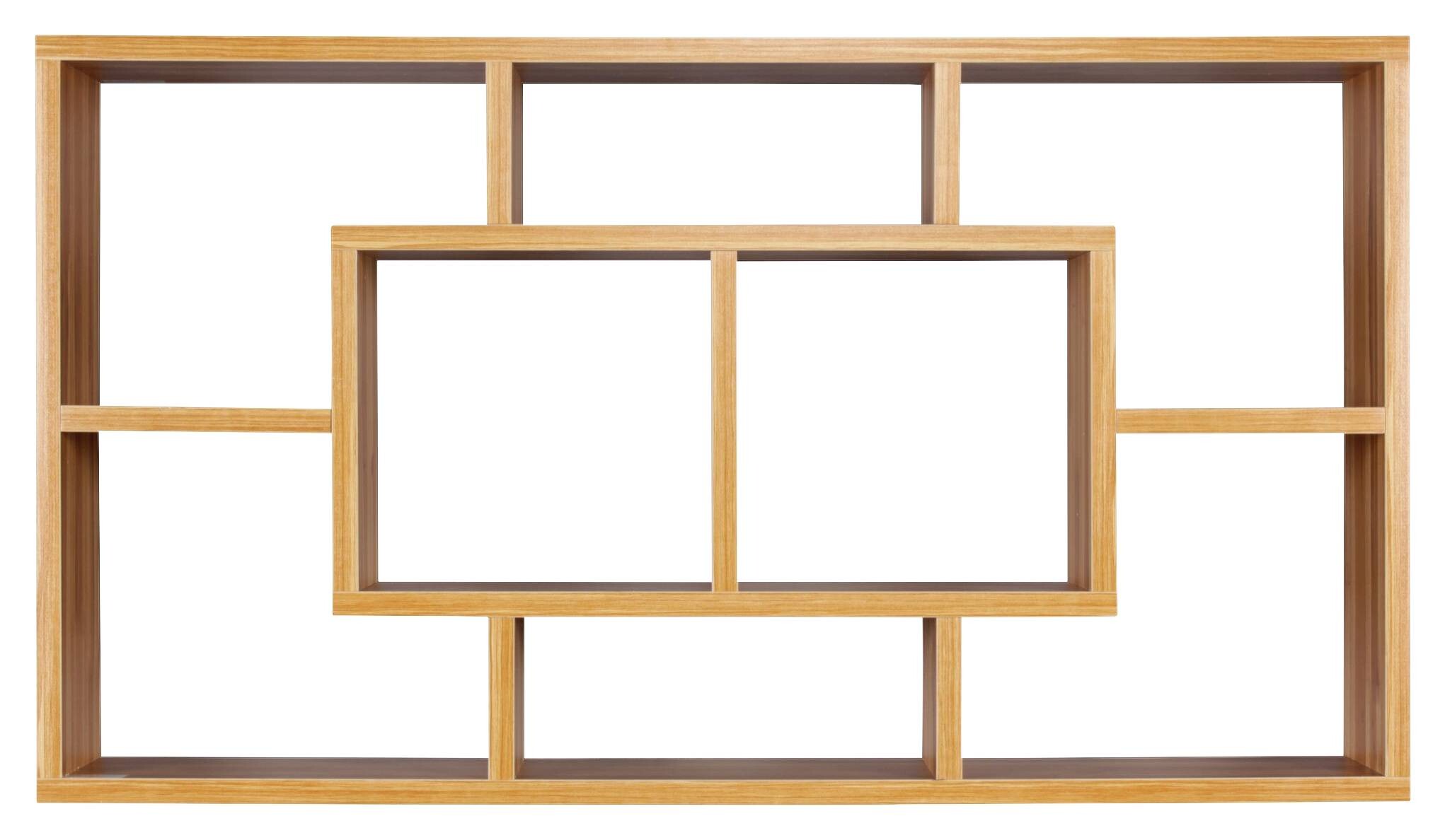 Wandregal buche lackiert Nachbildung B/H/T: ca. 85x47,5x16 cm