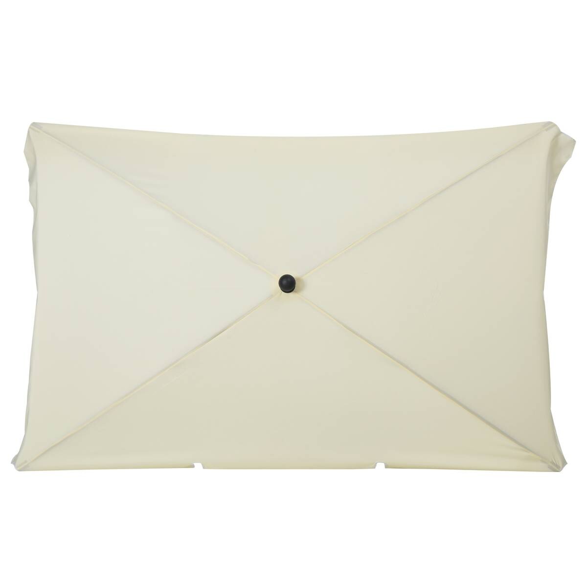 Outsunny Gartenschirm beige Aluminium B/H/L: ca. 125x235x200 cm