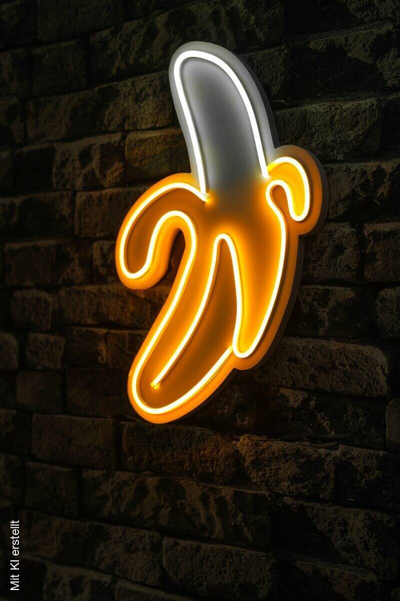 Opviq LED-Wandleuchte weiß gelb PVC B/H/T/L: ca. 30x40x3x30 cm