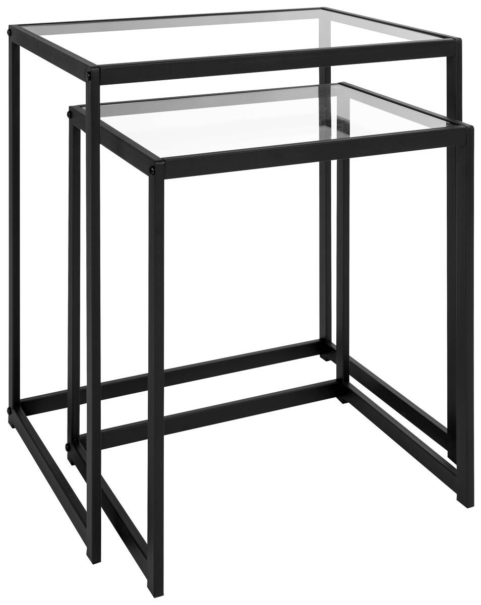Beistelltisch Trosa schwarz B/H/T: ca. 55x60x40 cm