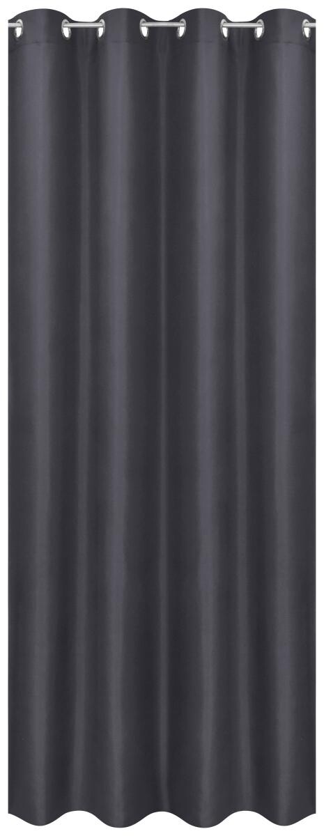 ACUS design collection Ösenvorhang Barnaby schwarz 100% Polyester B/L: ca. 140x235 cm