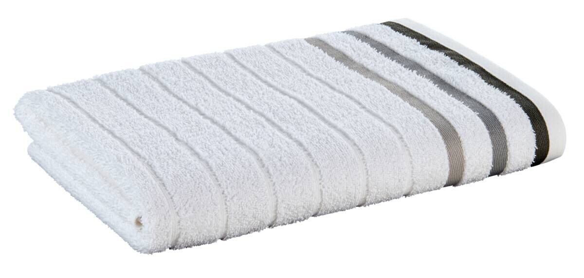 oh cosy Duschtuch Marta weiß 100% Baumwolle B/L: ca. 70x140 cm