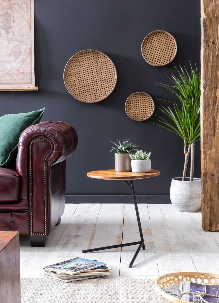 Beistelltisch rosenholz Nachbildung Holz B/H/T: ca. 40x46x40 cm