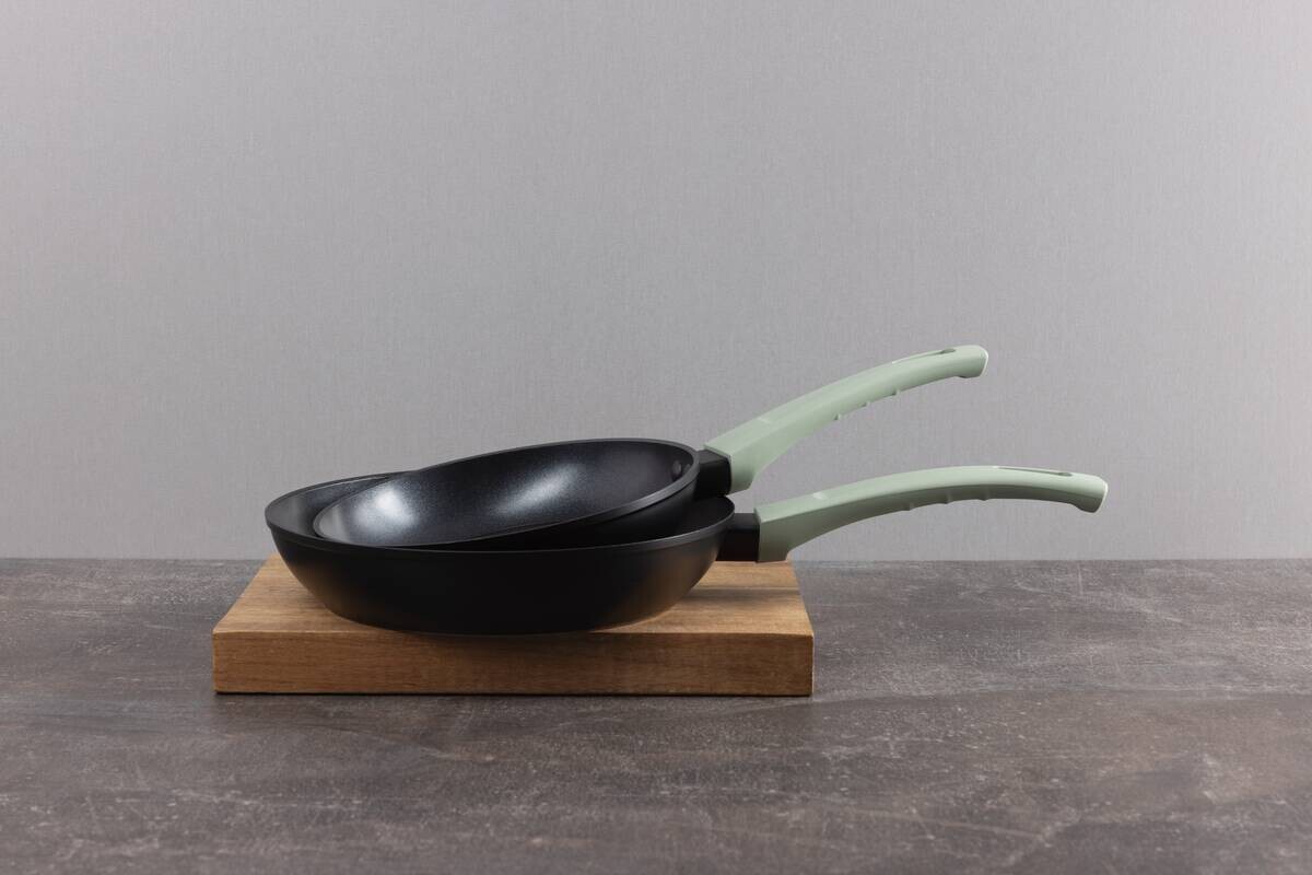 SAN IGNACIO Pfannenset CEDAR schwarz Aluminium 2 tlg.