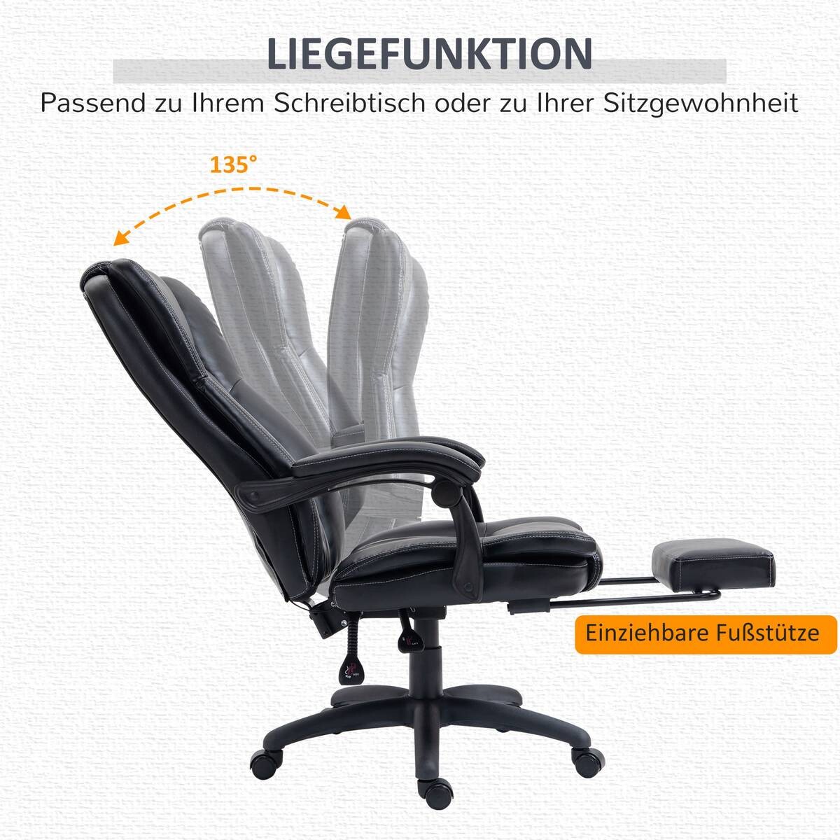 Drehstuhl 921-539V90BK schwarz
