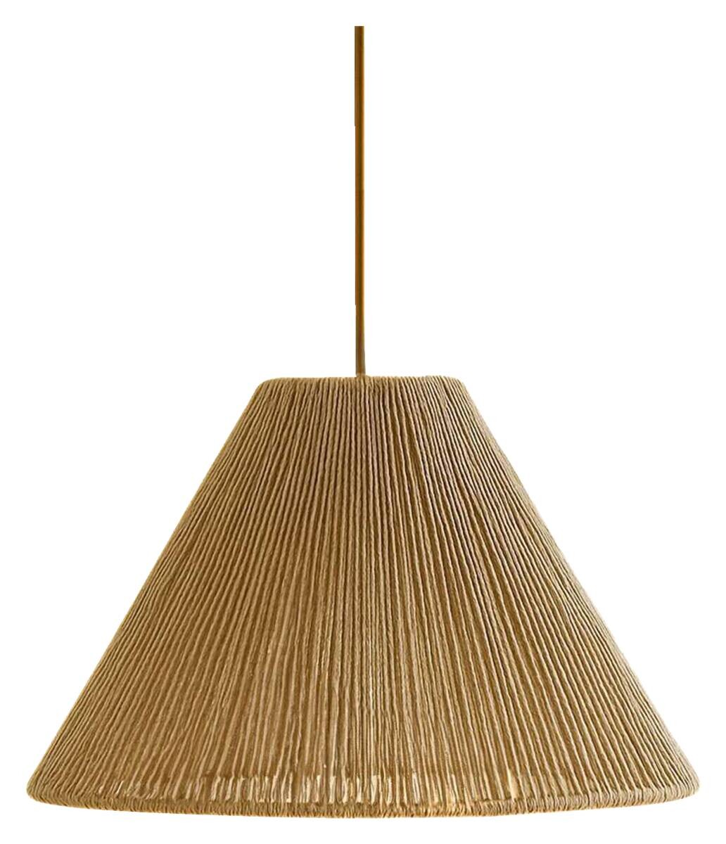 Opviq Pendelleuchte beige Kunststoff B/T/L: ca. 30x30x30 cm E27 1 Brennstellen