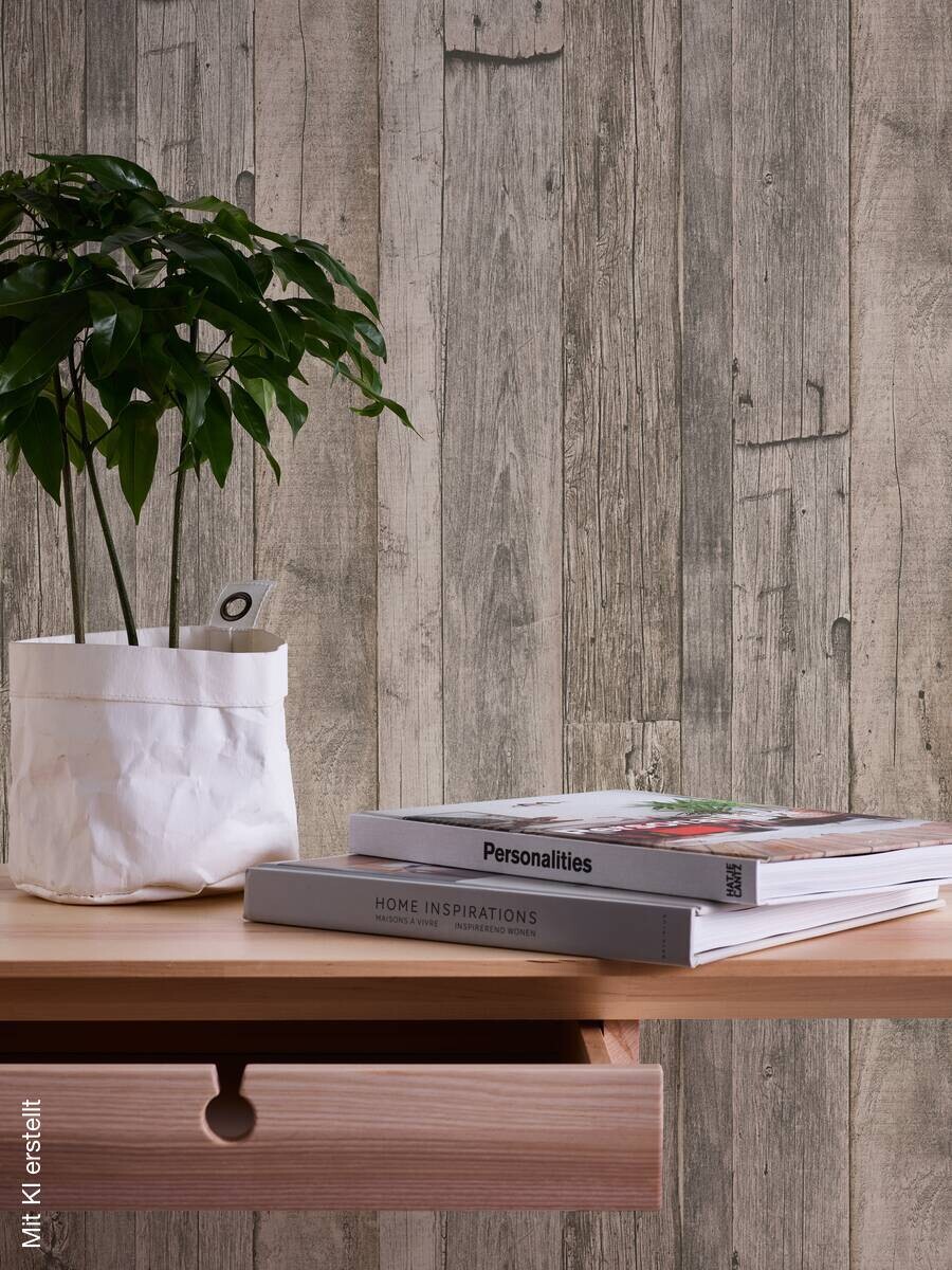 A.S.Creation Vliestapete schwarz beige B/H/D: ca. 53x1005x7,8 cm