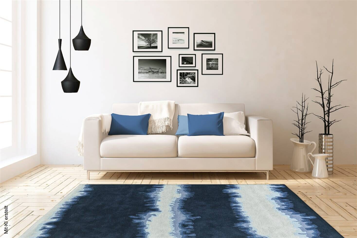 Arte Espina Kurzflorteppich Spirit 3090 weiß B/L: ca. 120x180 cm