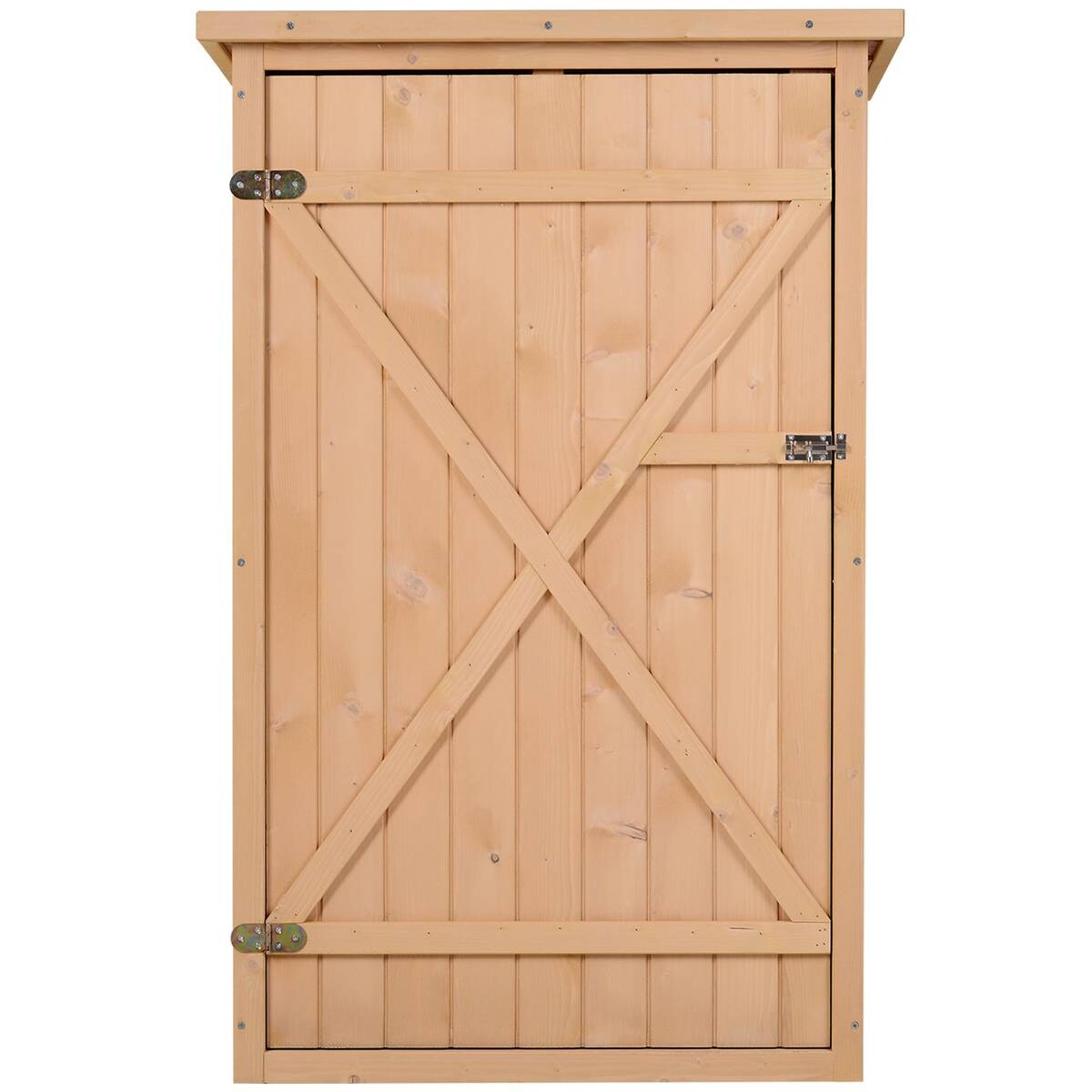 Outsunny Gartenhaus natur B/H/L: ca. 56x115x75 cm