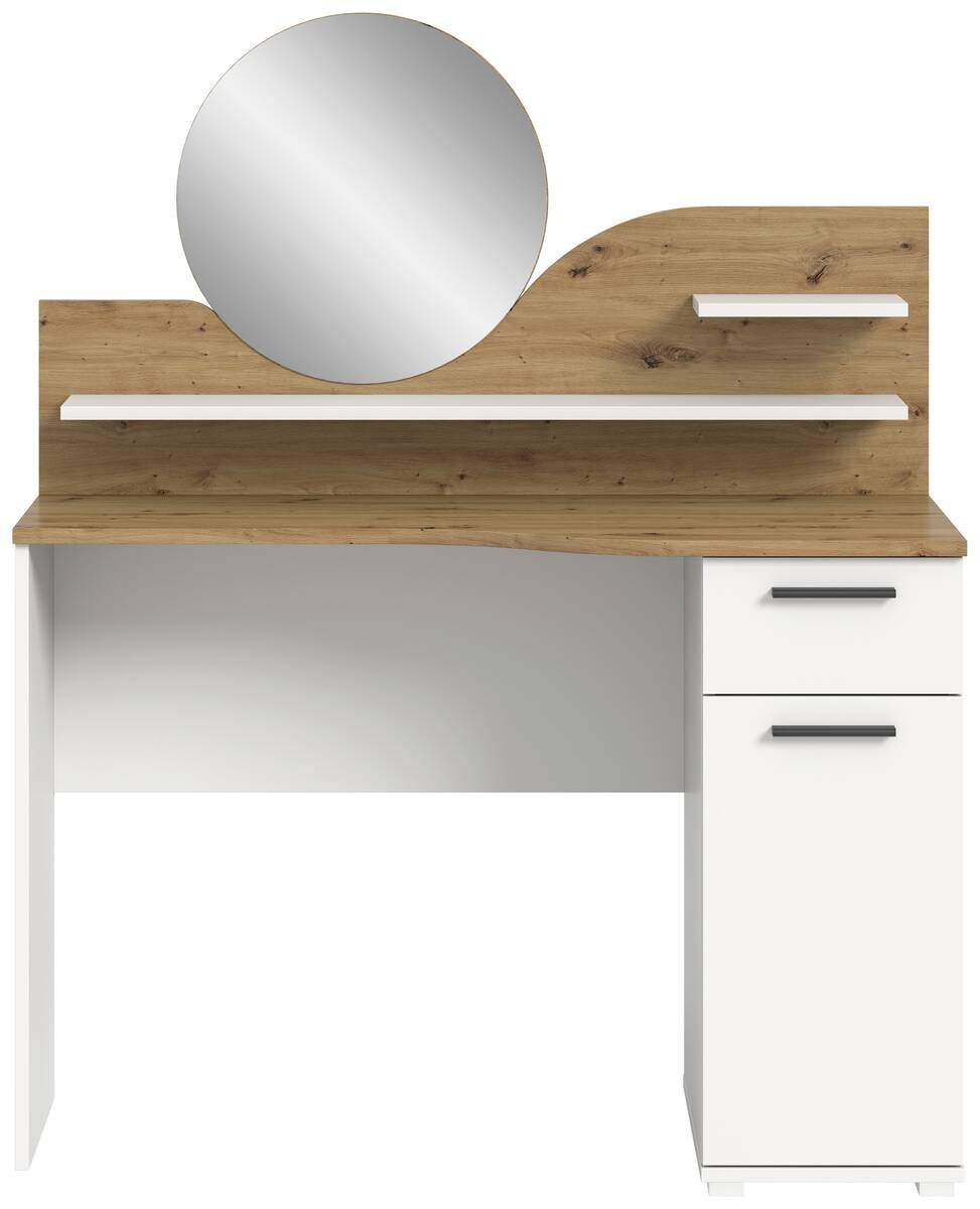 Schminktisch Vanity weiß B/H/T: ca. 110x135x46 cm