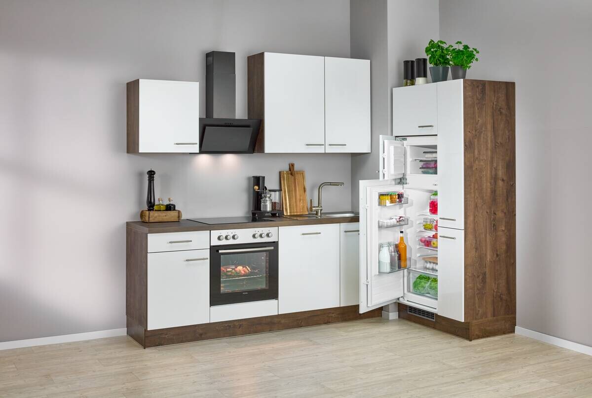 Impuls Küchenblock IP4050 weiß Hochglanz B/T: ca. 310x60 cm