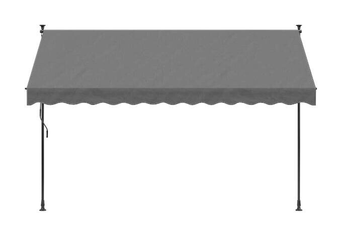 vidaXL Markise anthrazit B/H/L: ca. 150x300x300 cm