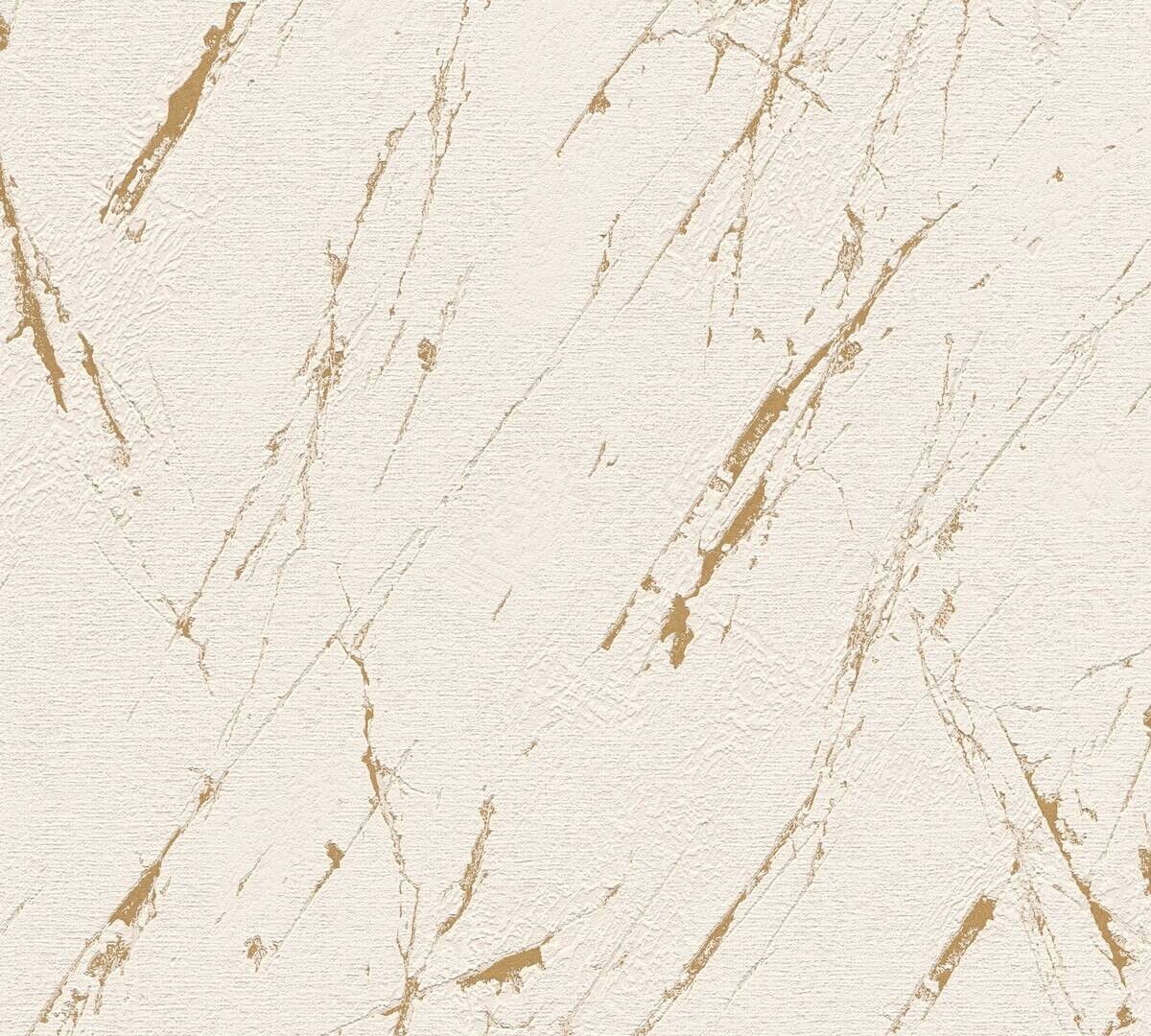 A.S.Creation Vliestapete silber gold B/H/D: ca. 53x1005x9,8 cm