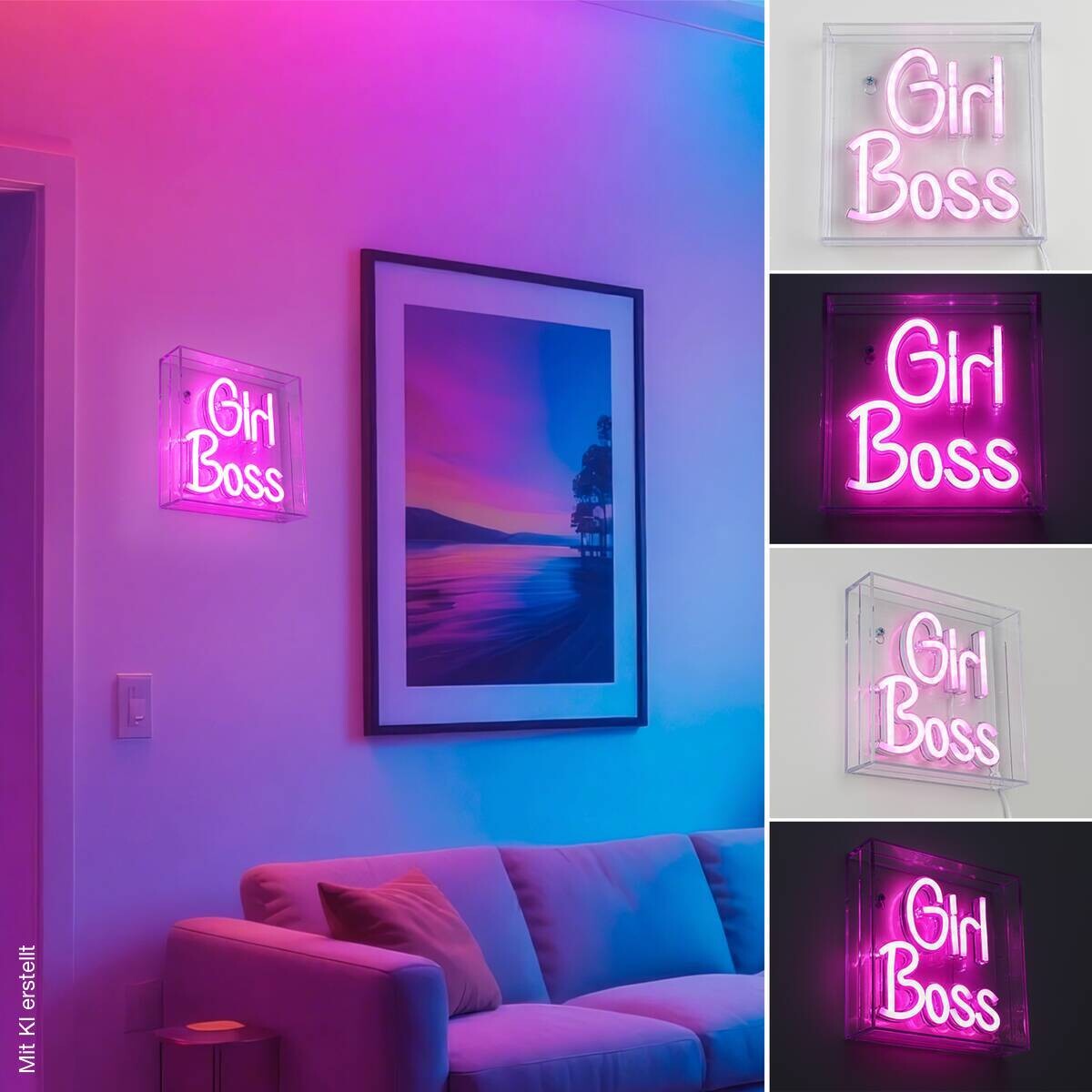Nolo LED-Dekoleuchte Boss B/H/T: ca. 19x19x4,6 cm