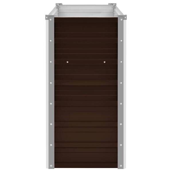 Hochbeet braun Stahl B/H/L: ca. 40x77x100 cm
