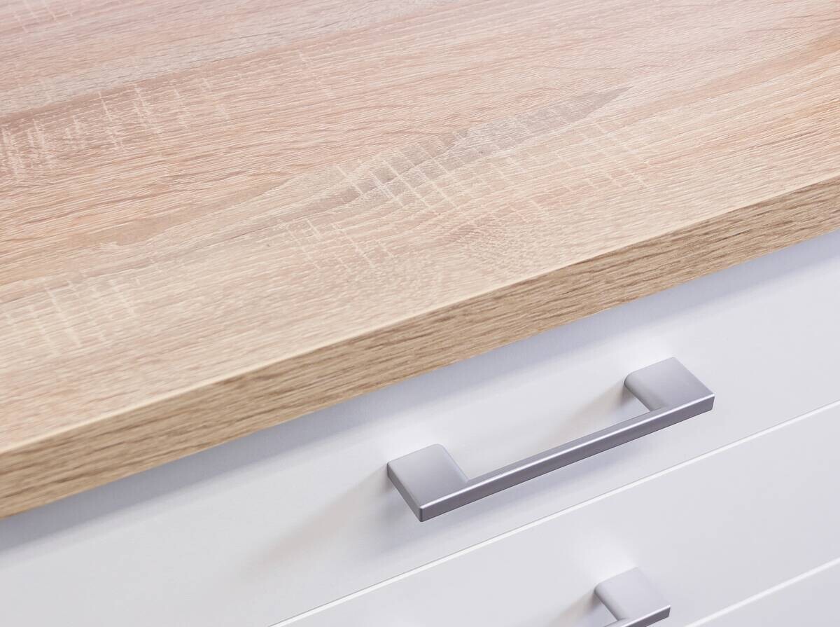 Schubkastenschrank Samoa weiß Eiche Nachbildung B/H/T: ca. 50x85x60 cm