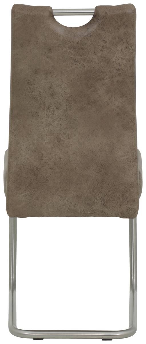 Schwingstuhl Sophia 2er Set schlamm Vintage Microfaser B/H/T: ca. 43x99x58 cm