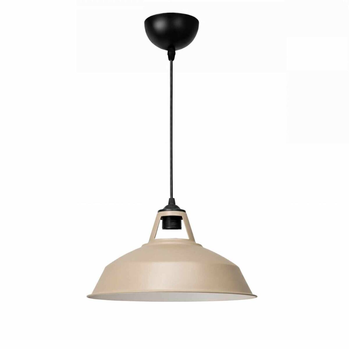 Opviq Pendelleuchte beige B/H/T: ca. 31x100x31 cm E27 1 Brennstellen