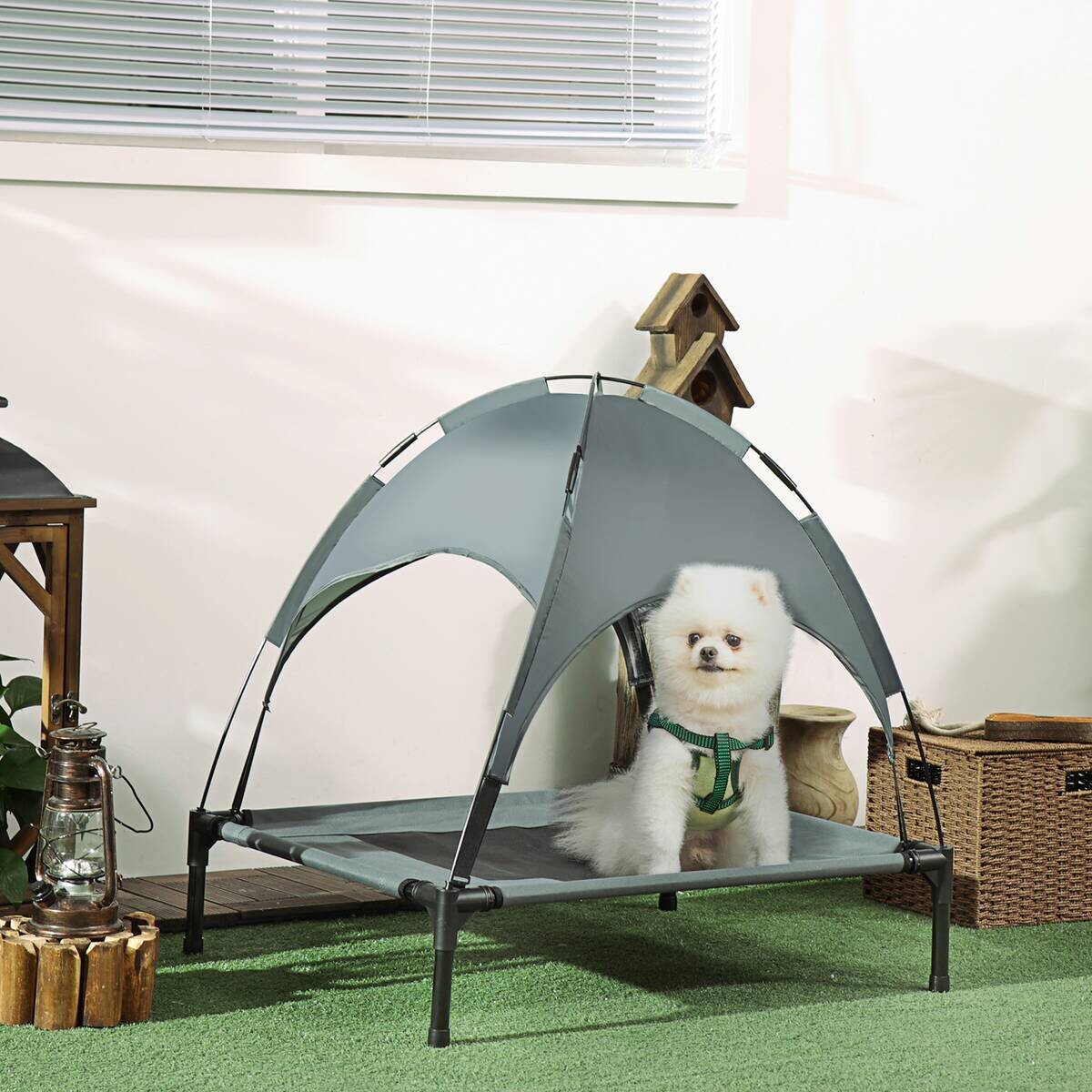 PawHut Hunde-Zubehör schwarz Polypropylen B/H/L: ca. 61x76x73 cm