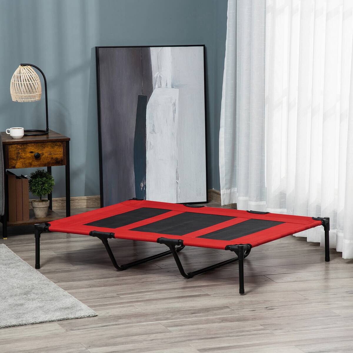 PawHut Hunde-Zubehör schwarz Polypropylen B/H/L: ca. 92x122x23 cm