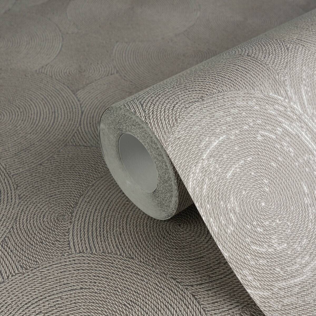 A.S.Creation Vliestapete grau braun beige B/H/D: ca. 53x1005x8,8 cm