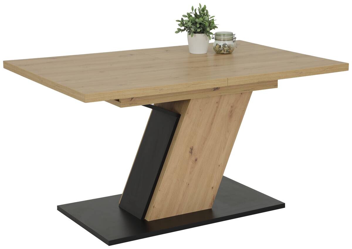 Essgruppe Luise Eiche anthrazit Holzwerkstoff B/H/T: ca. 180x76x90 cm