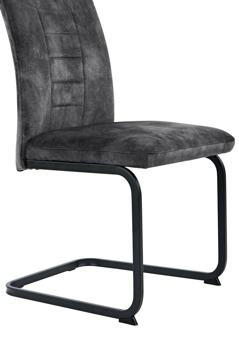 Schwingstuhl Gela anthrazit Microfaser B/H/T: ca. 49x98x62 cm