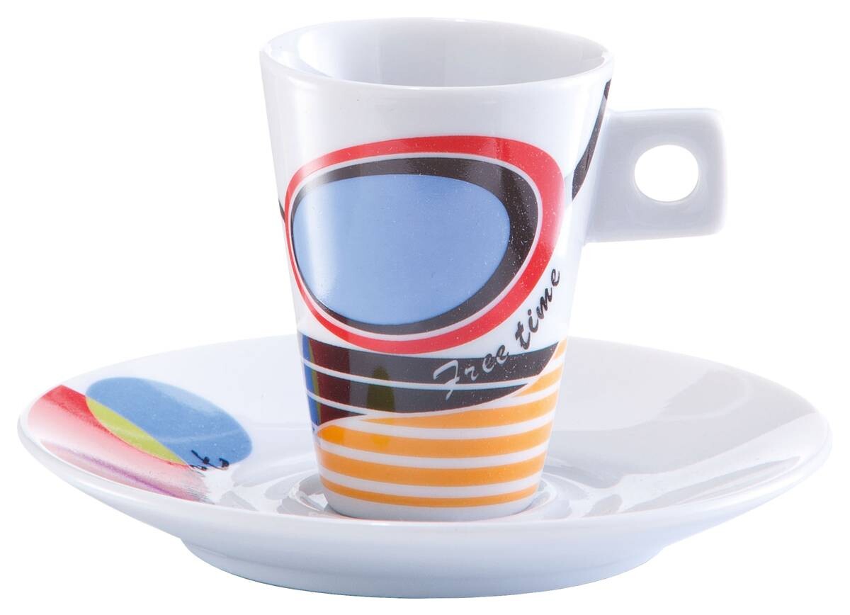 Zeller Espresso-Set Faces