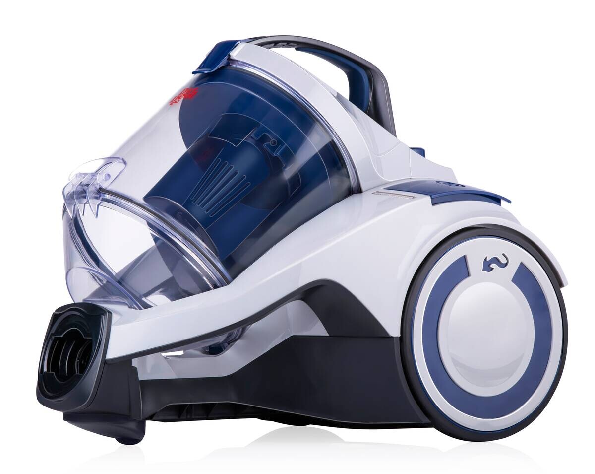 Dirt Devil Bodenstaubsauger grau rot blau B/H/L: ca. 29x36x49,5 cm