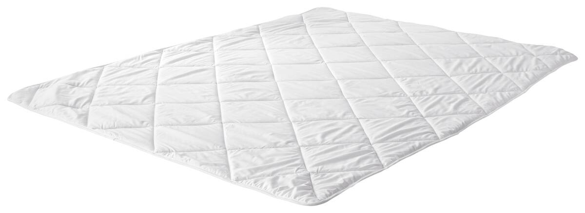 Matratzenauflage weiß Oberseite: 100% Polyester Unterseite: 100% Polypropylen Füllung: 100% Polyester B/L: ca. 95x195 cm