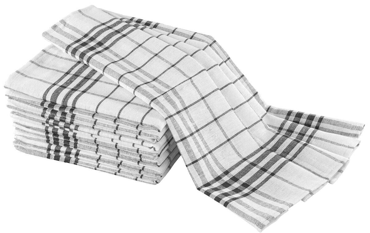 Sensation Geschirrtuch schwarz 50% Baumwolle, 40% Polyester, 10% Viskose B/L: ca. 45x70 cm