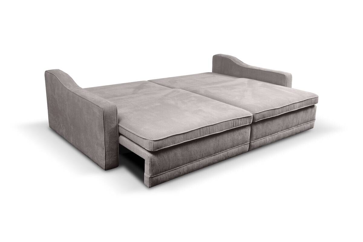 Big Sofa Evora grau Microfaser B/H/T: ca. 276x71x137 cm