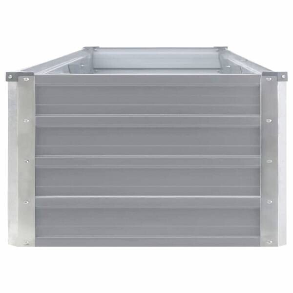 Hochbeet grau Stahl B/H/L: ca. 40x45x320 cm