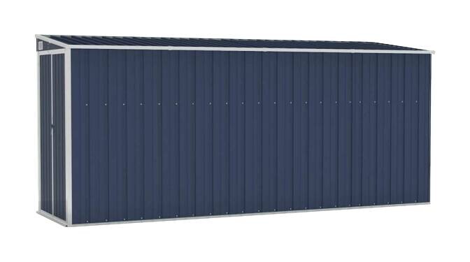 vidaXL Gartenhaus anthrazit B/H/T: ca. 118x178x382 cm