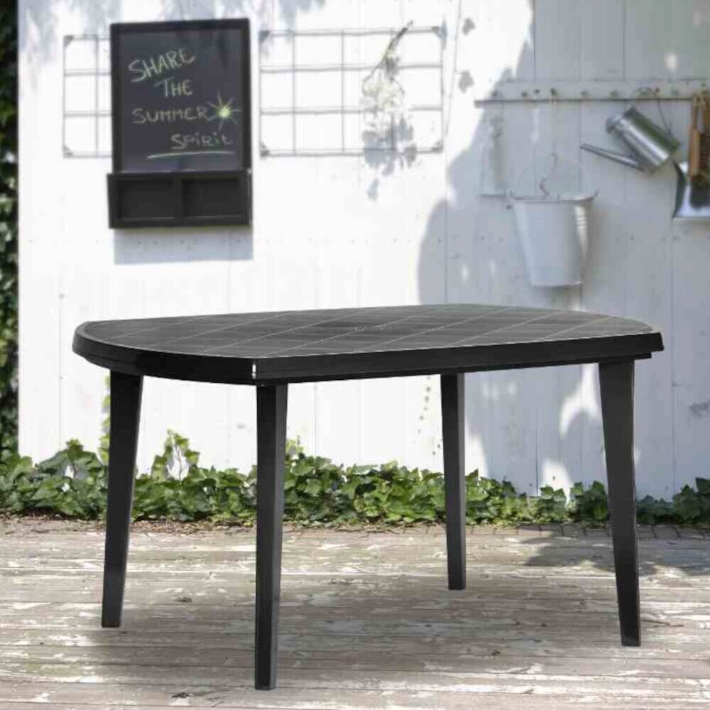 JARDIN,MADISON Gartensitzgruppe + Auflagen Aruba taupe Kunststoff B/H/L: ca. 90x110x137 cm