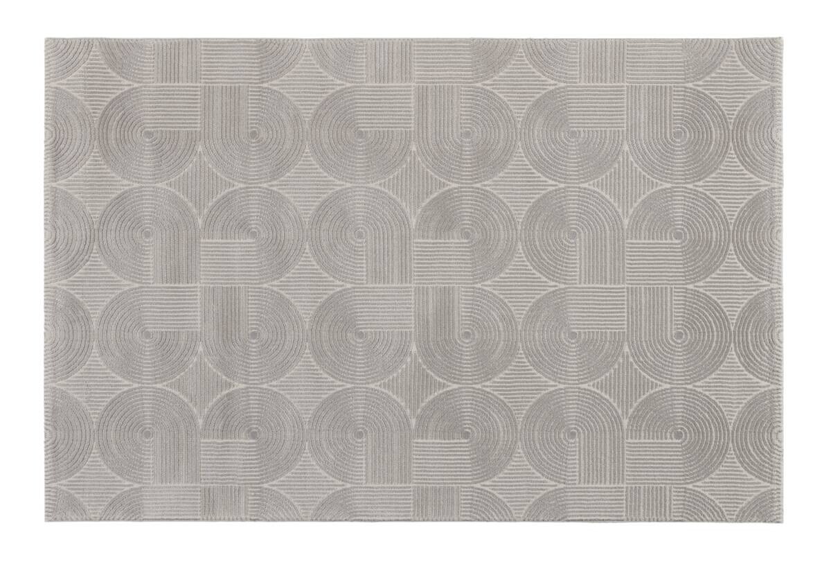 Webteppich Como grau B/L: ca. 80x150 cm