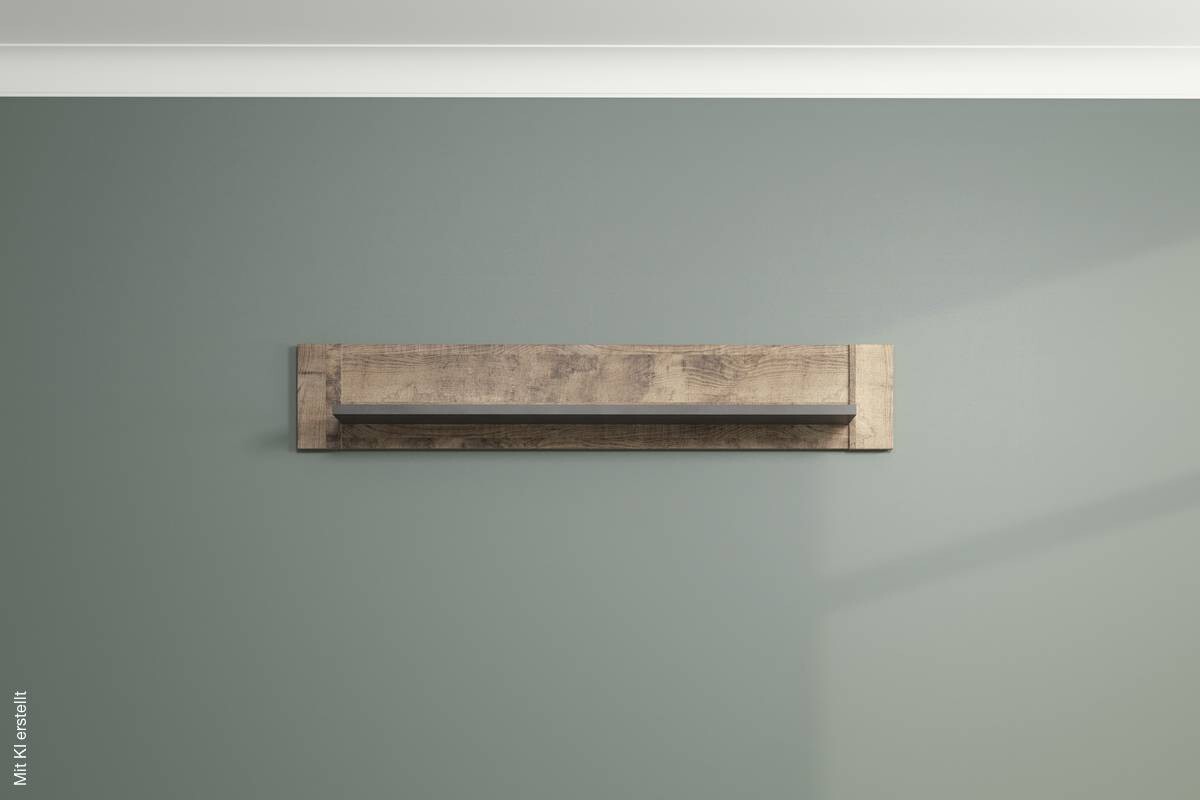 Wandboard Georgia Eiche Tabak Nachbildung Matera Nachbildung B/H/T: ca. 135x24x20 cm