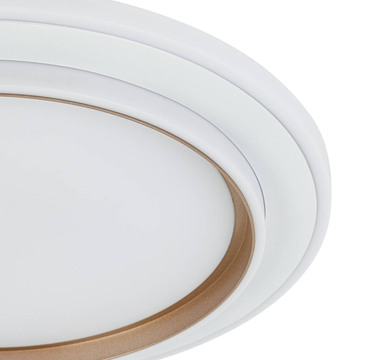 Nolo LED-Deckenleuchte Disc silber Kunststoff B/H/T: ca. 46x46x5 cm