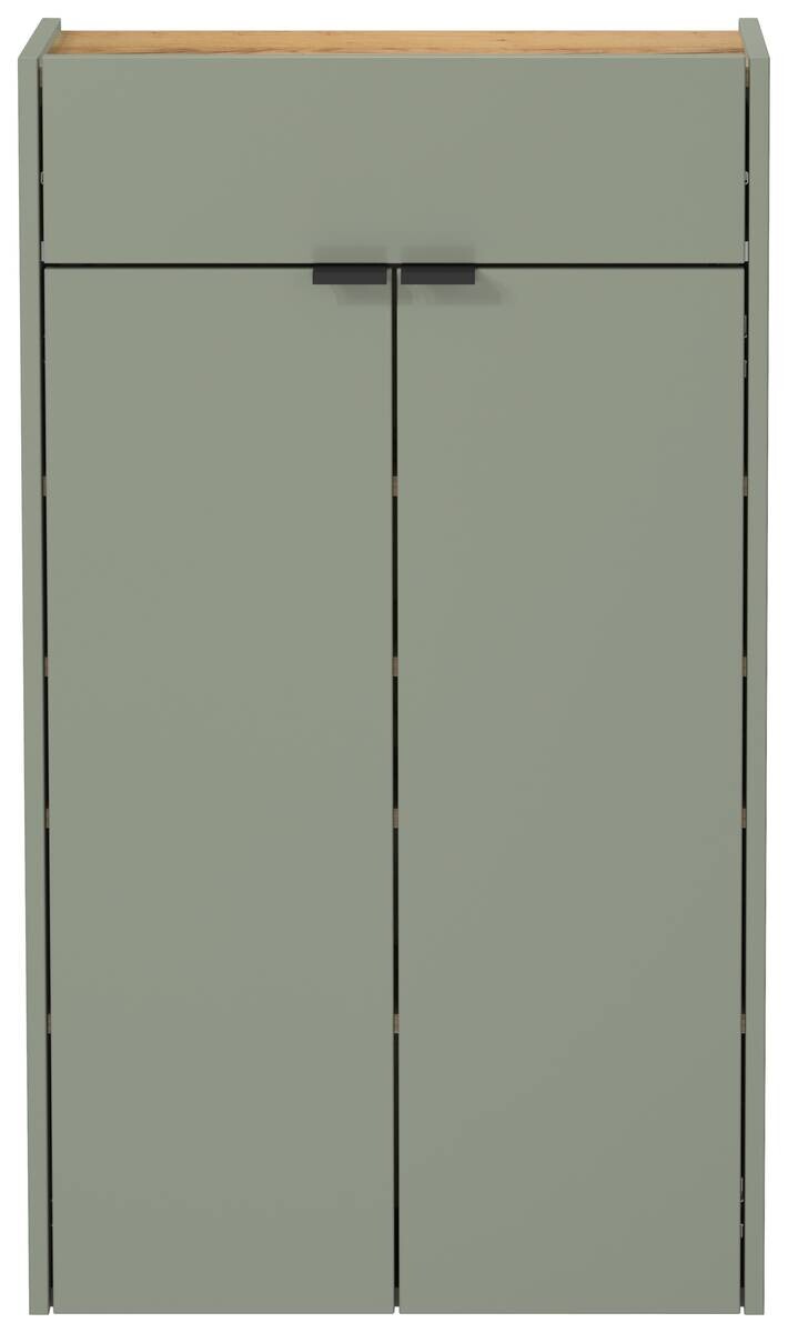 Mehrzweckschrank 1397-629 grün Eiche Navarra Nachbildung B/H/T: ca. 56x97x22 cm
