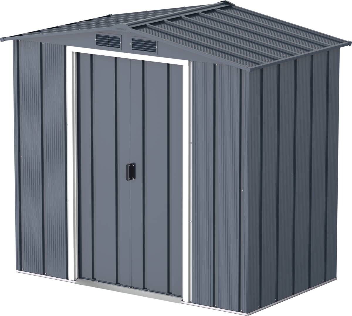 VCM Gerätehaus anthrazit B/H/L: ca. 202x181x113 cm