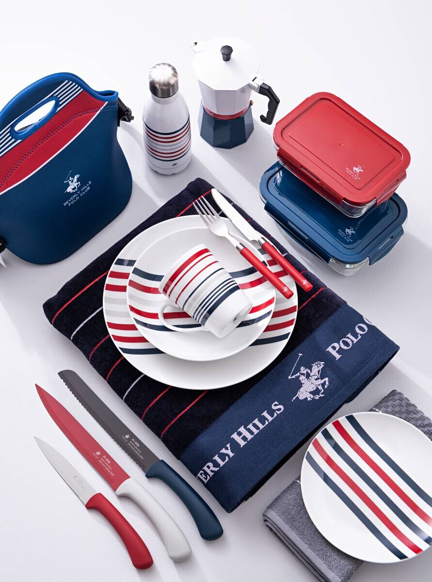 POLO CLUB Strandtuch POLO CLUB rot Baumwolle B/L: ca. 90x160 cm