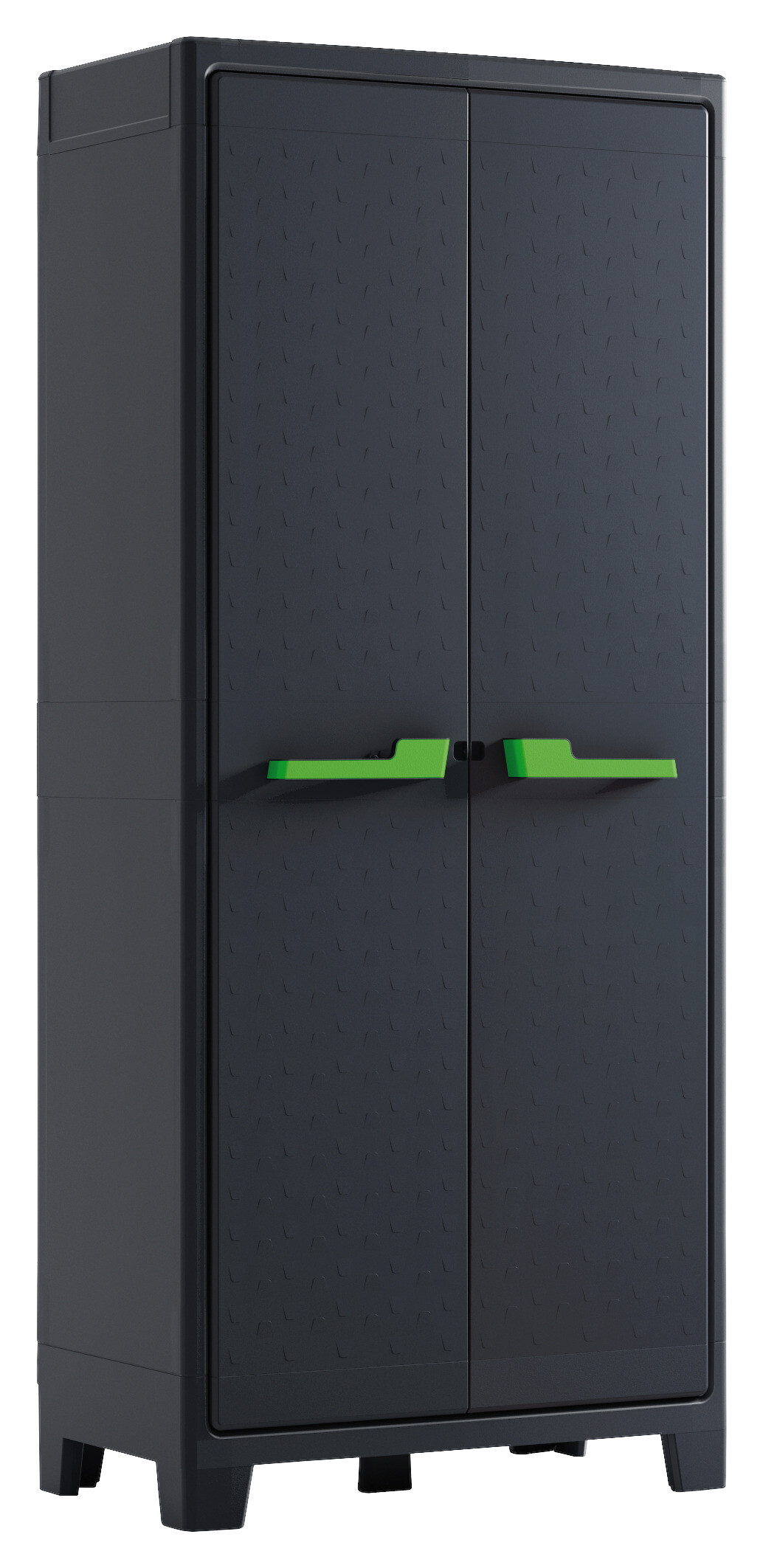 Keter Kunststoffschrank Moby grau Kunststoff B/H/T: ca. 80x182x44 cm