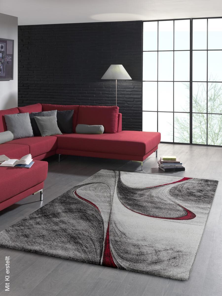 Webteppich Casino grau B/L: ca. 80x150 cm