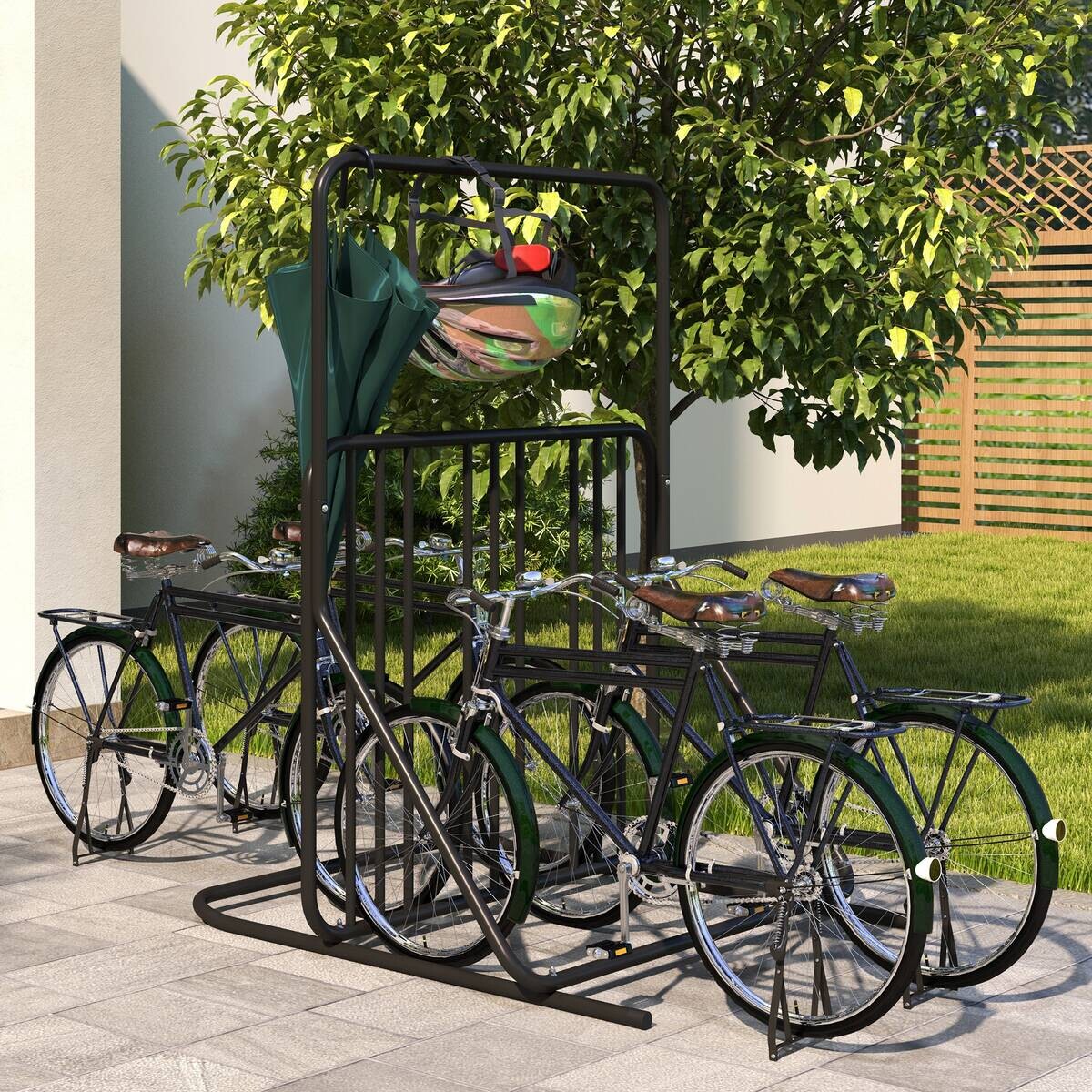 DURHAND Fahrrad-Zubehör schwarz schwarz B/H/L: ca. 92x102x130 cm