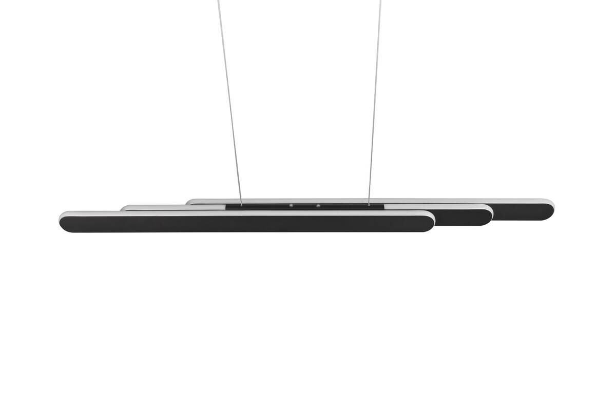 Reality LED-Pendelleuchte schwarz Metall