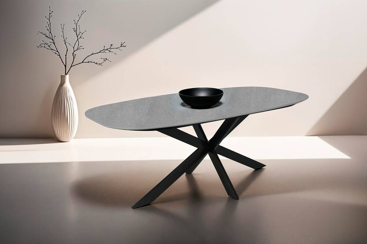 Esstisch OVAL B/H/T: ca. 200x76x100 cm