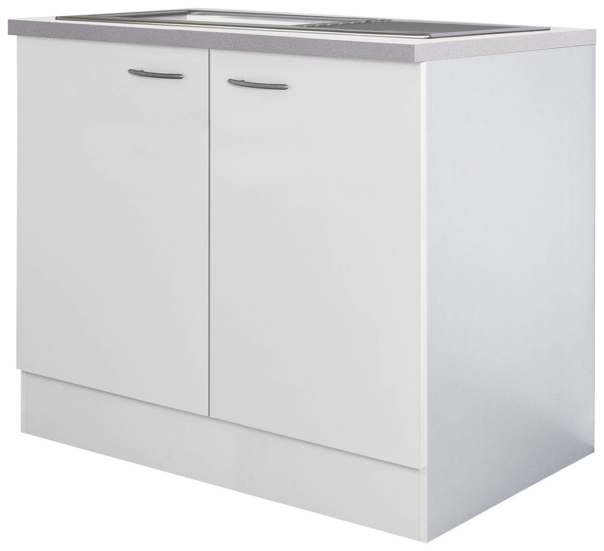 Spülenschrank Wito weiß B/H/T: ca. 100x85x60 cm