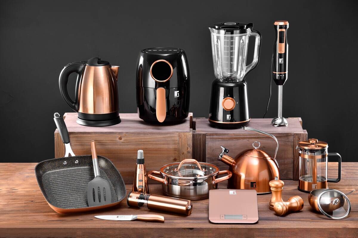 BERGNER Stabmixer schwarz Edelstahl B/H/L: ca. 8x22,5x13 cm