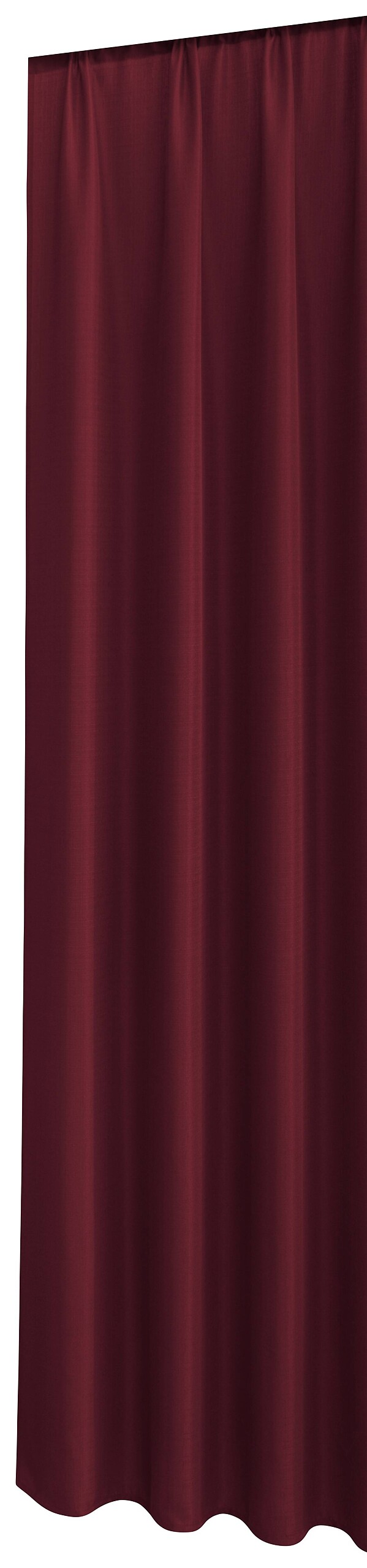 silver edition Dekovorhang Detroit bordeaux B/L: ca. 135x245 cm
