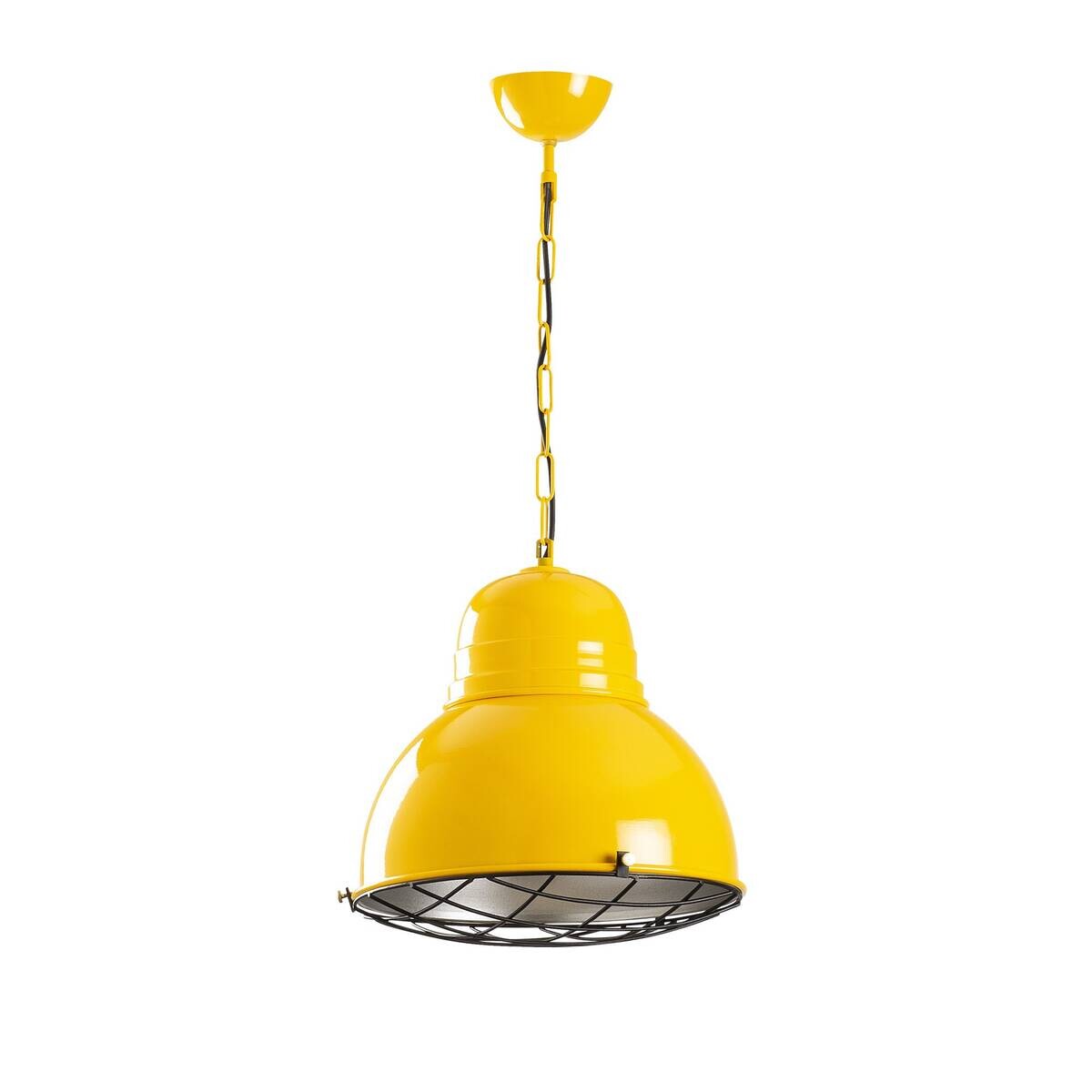 Opviq Pendelleuchte gelb gold B/H/T: ca. 31x98x31 cm E27 1 Brennstellen